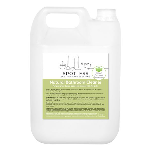 Spotless Eco-Friendly Natural Bathroom and Toilet Cleaner