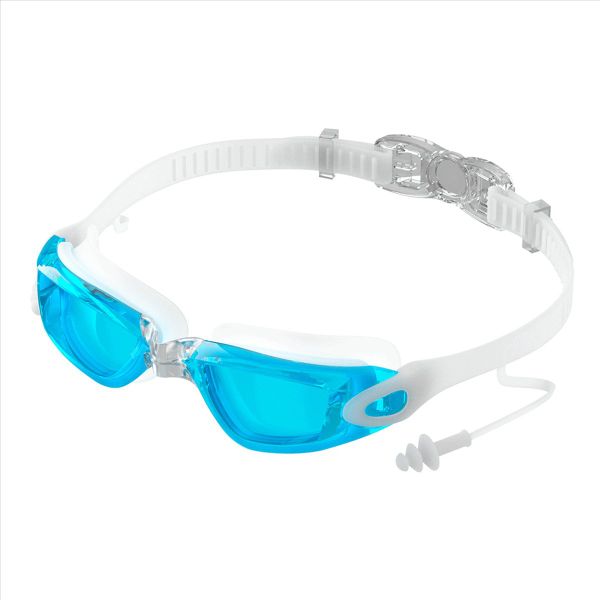 As Shown Integrated Earplugs Swimming Goggles for Men and Women