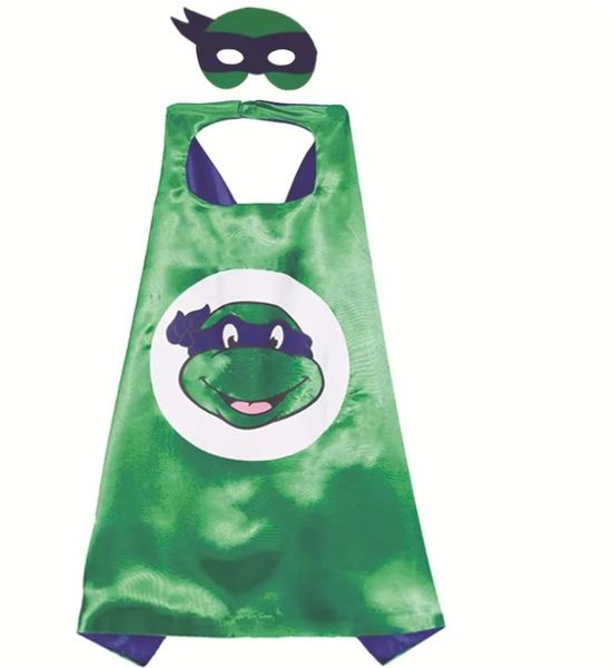 Super Hero TMNT Reversible Cape and Eye Mask Set