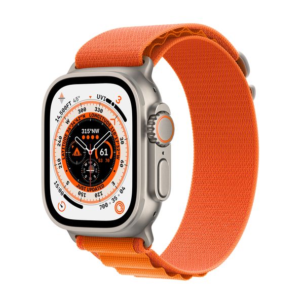 Apple Watch Ultra GPS and Cellular With Titanium Case (49mm) -Alpine Loop - S