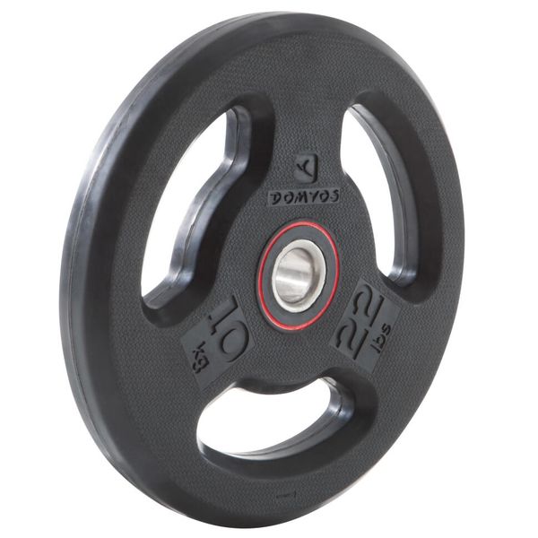 Corength Rubber Weight Disc with Handles 28 mm 10 kg