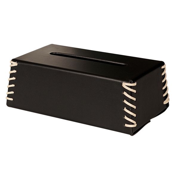 Living Room Home Desktop Leather Tissue Box