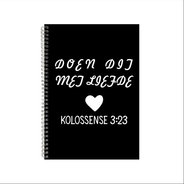 Met Liefde Notebook Afrikaans Gift Idea A4 Notepad Pad 48