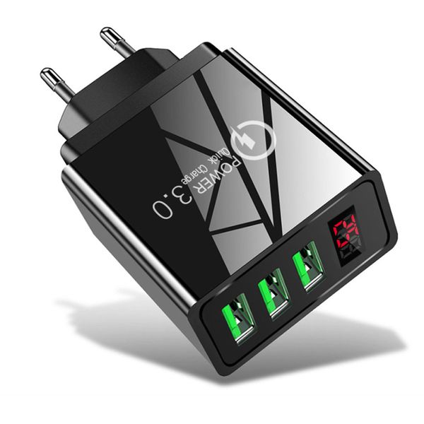 IPSTYLE 3 Ports 3.1A USB Quick Charger USB Fast Wall Adapter