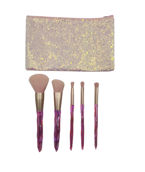 Makeup Brush Set - Pink