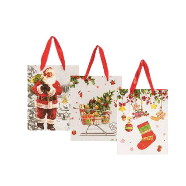 Christmas Gift Bag Medium - Pack of 3