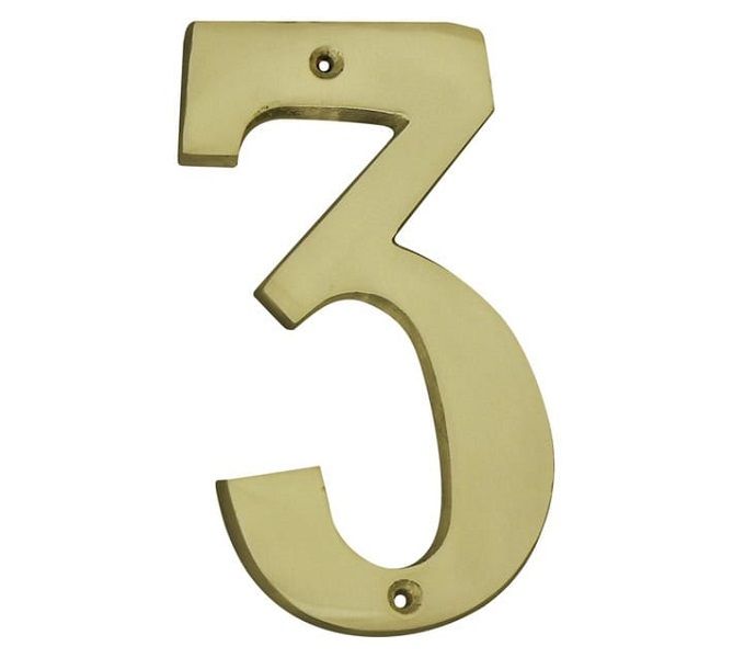 Number 3 - Brass 76 x 1.2mm