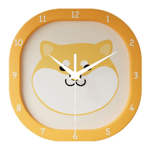 Japanese-Style Cute Shiba Inu Wall Clock