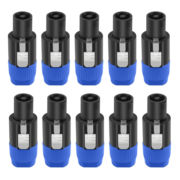 4Pin NL4FC Speaker Connector Ohm Plug Speaker Audio Cable Adapter,A