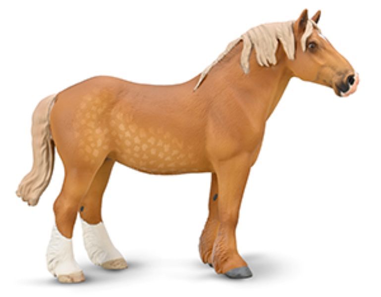 Collecta Horses Xl Belgian Mare Sorrel