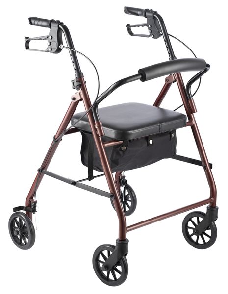 MX Rollator with Foam Seat and Bag