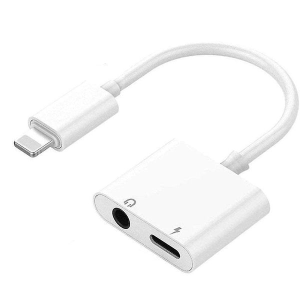 Lightning Adapter &amp; 3.5mm Jack Charging Port Audio + Fast Charging