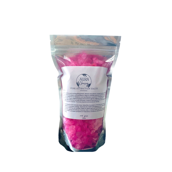 Aura Cleansing - Pink Attraction Bath Salts - 250g