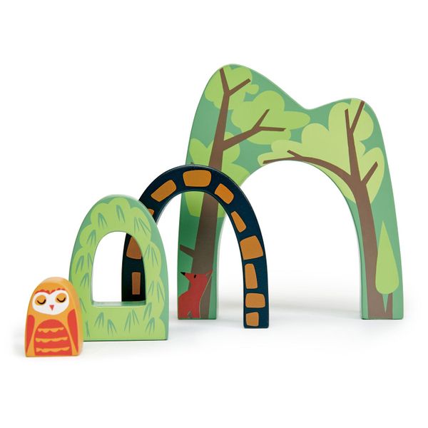 Tender Leaf Wooden Forest Tunnels Train Set Accessory