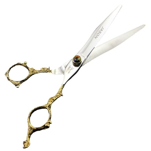 High-Grade Gold-Plated Monkey Handle Pet Grooming Scissors 7.0 Inch