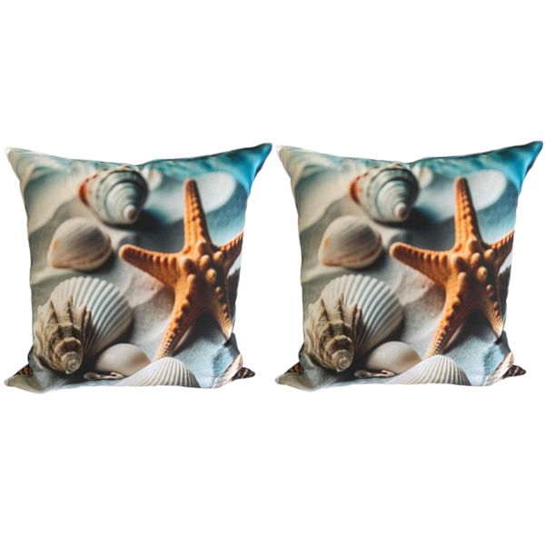Shells Scatter Cushions - Set of 2 - Inners Included