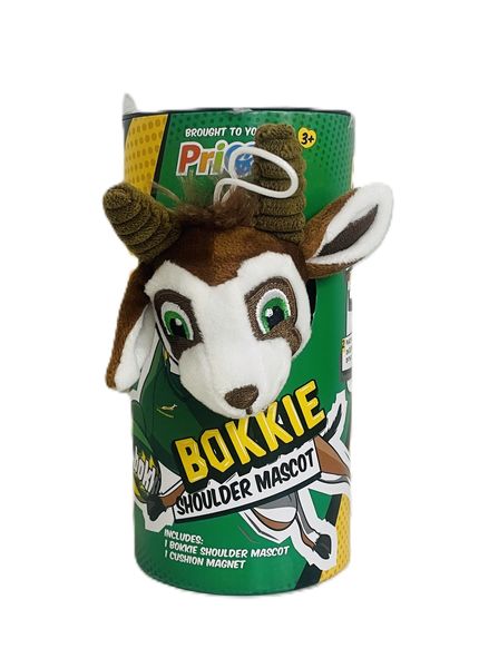 12Cm Bokkie Shoulder Mascot Collector Tube