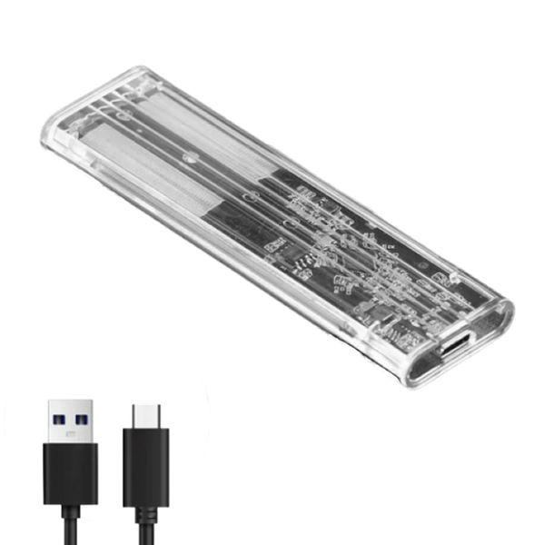 5Gbps Transparent M2 NGFF to USB3.1 Type-C Enclosure