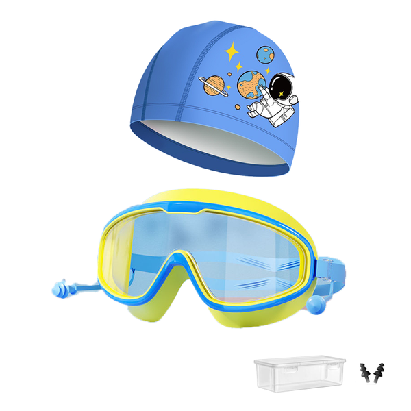 swimming goggles for kids Swimming Caps swimming set With Ear Plugs