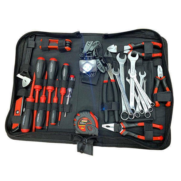 Qualitools 33 Piece Zipper Tool Bag Large