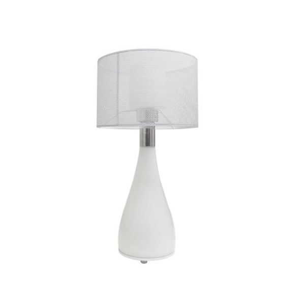 ACDC - 1x E27 White Base White Shade Light Fitting