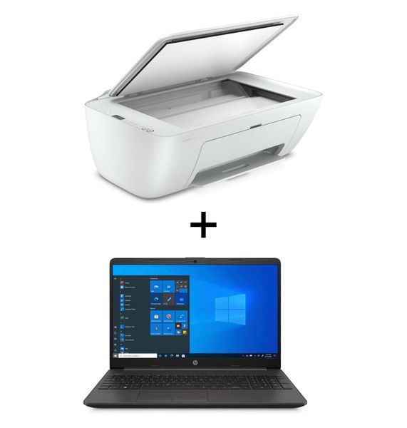 HP Deskjet 2710 Printer &amp; HP 250 G8 Celeron N4020 500GB 4GB Bundle