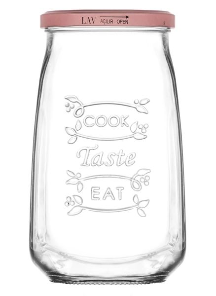 Elegant Multi-Purpose Airtight Glass Jar With Lid - 1050ml