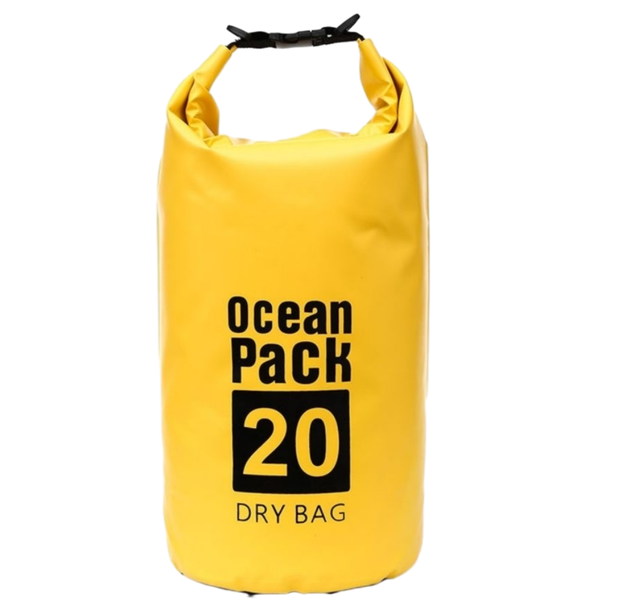 Swimming Float Bag, Roll Top Backpack with Double Shoulder Straps