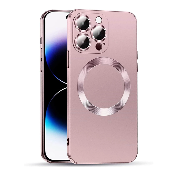 ZarDash Shockproof Magnetic iPhone Case - iPhone 13 Pro Max - Matte Pink