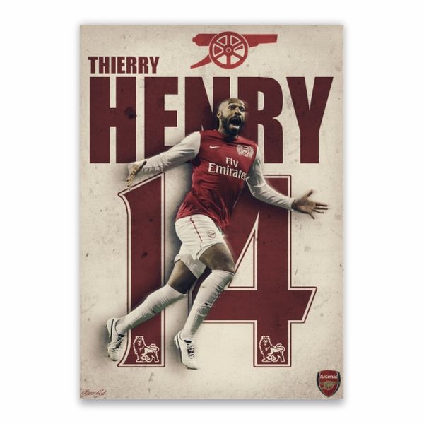 Thierry Henry Premier League Poster - A1