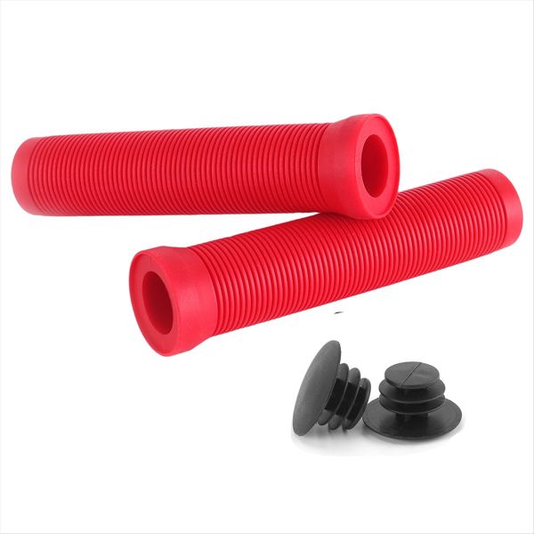 Bike Grips 22mm Road Bicycle Grip Anti-Slip Shock-Absorbing Red