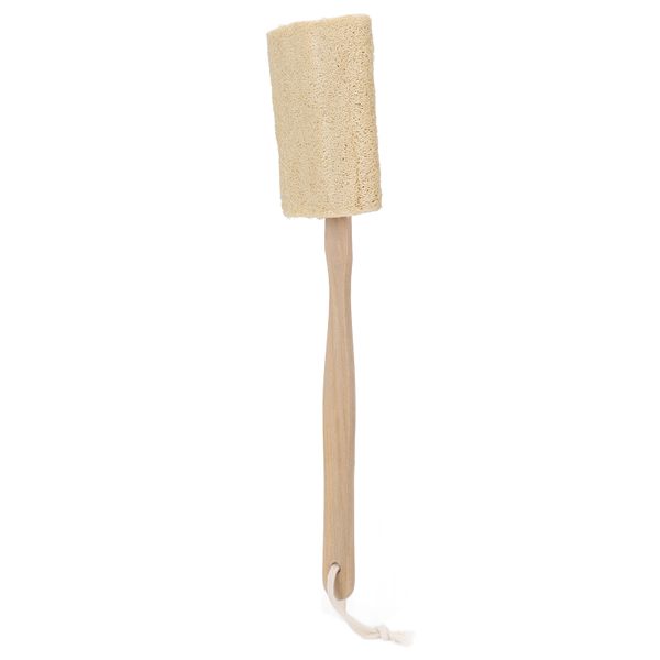 Exfoliating Loofah Bath Brush with Long Wood Handle