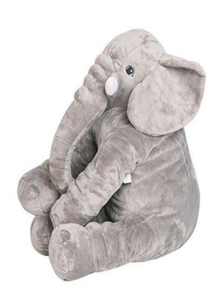 Elephant Baby Pillow - Grey