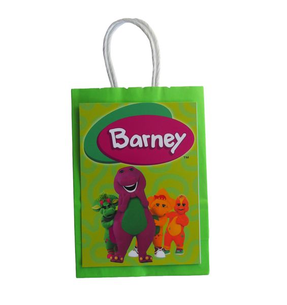 Barney Themed Party Bags - Set of 10