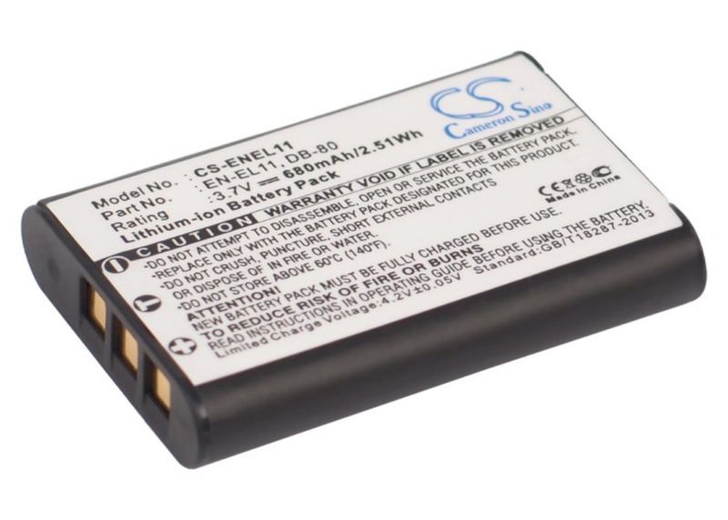 NIKON &amp; OLYMPUS &amp; SANYO Camera Battery /680mAh