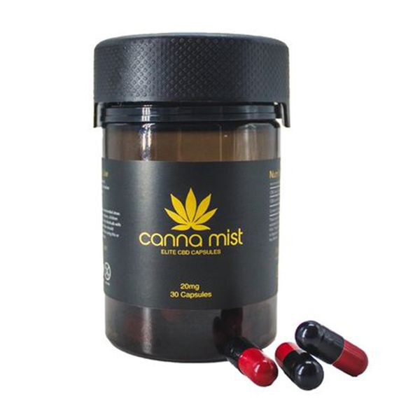Canna Mist 20mg CBD Capsules - 30 Capsules