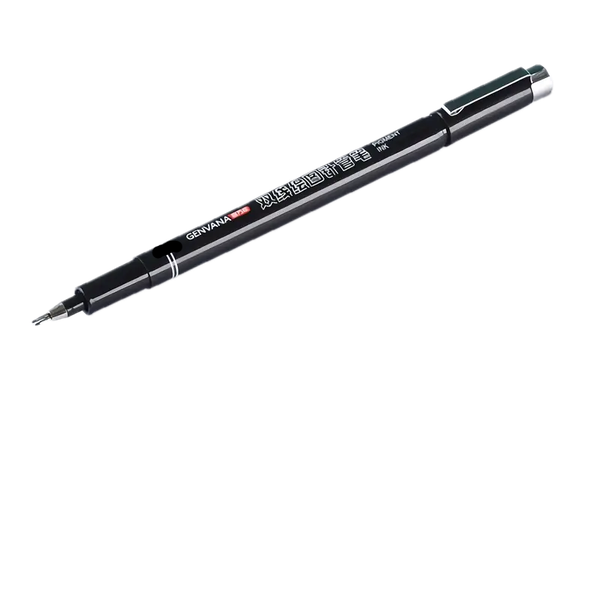 Double Line Gel pen 0.1mm tip, 1.0mm line spacing