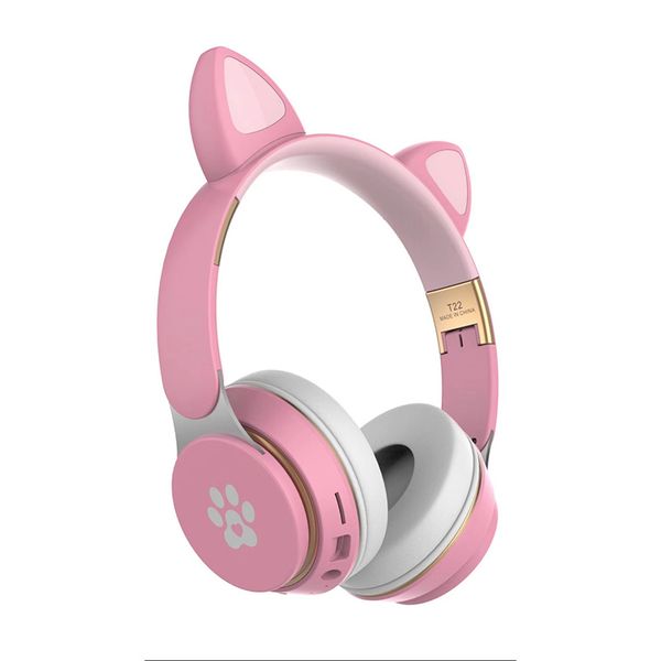 Foldable Soft Cat ear headphone - Wireless