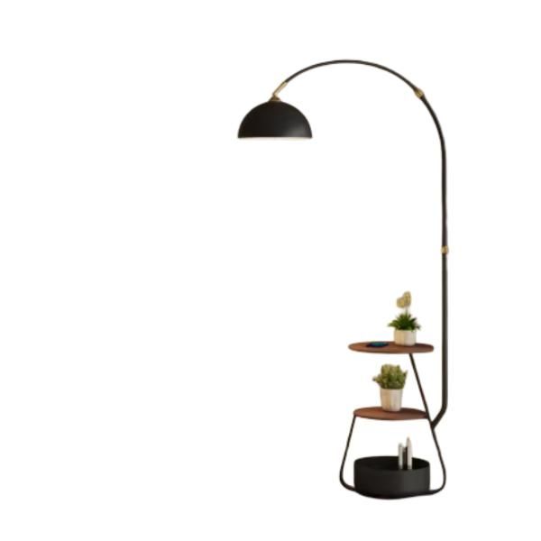 LXD- Modern Floor Lamp and Side Table Combo
