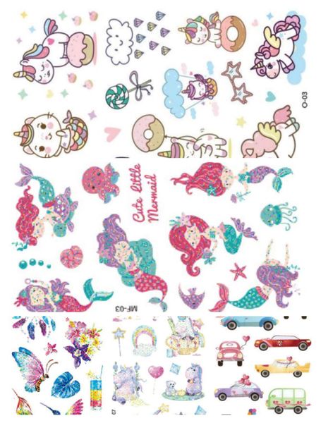 Kids Tattoos Mixed Pack - Girls to the rescue
