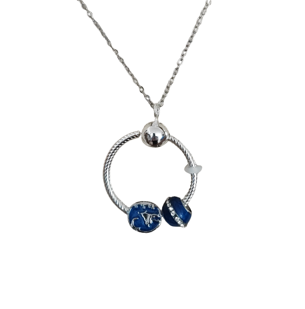 European Moments Collection Necklace Circle Blue Earth Shop Today. Get it Tomorrow