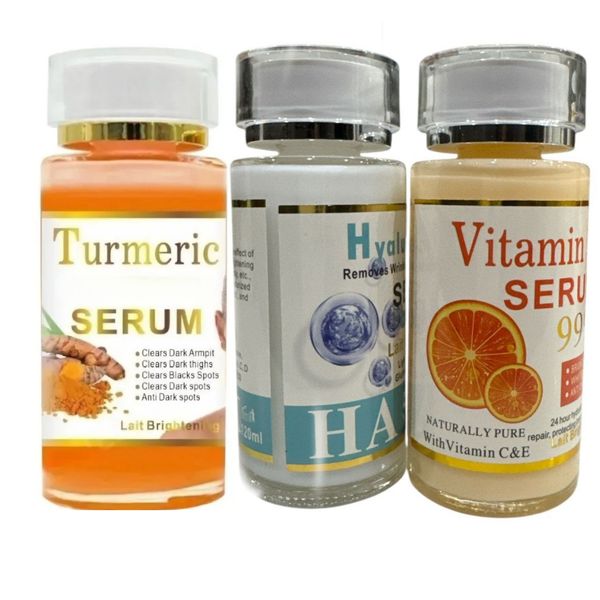 Anti-Aging Face Serums- Turmeric, Hyaluronic Acid And Vitamin C