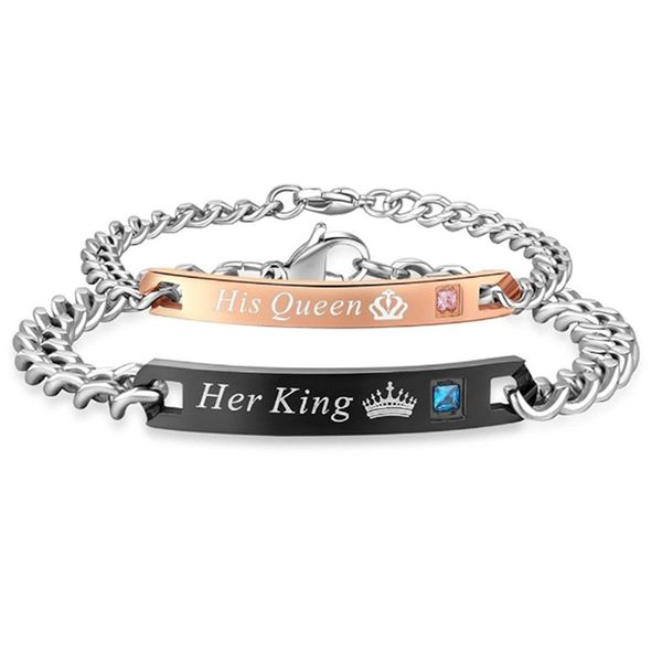 Her kind His Queen and King love bracelets