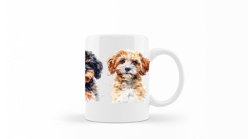Tibetan-Terrier Printed Coffee Mug DSGN122