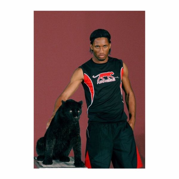 Didier Drogba Black Panther Poster - A1