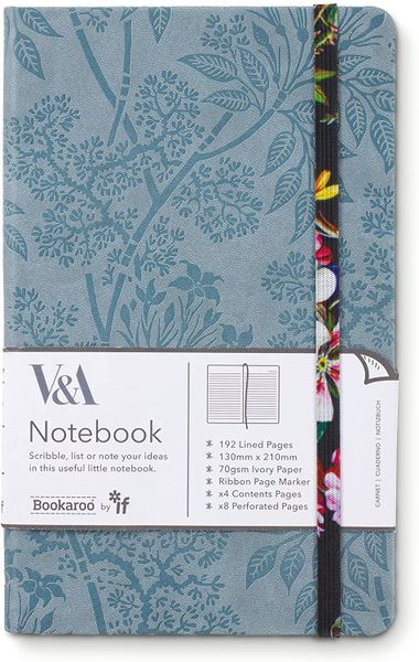 V&amp;a Bookaroo A5 Journal Kilburn Black