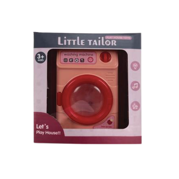 Little Tailor Mini Washing Machine With Sounds & Lights Play Set x1