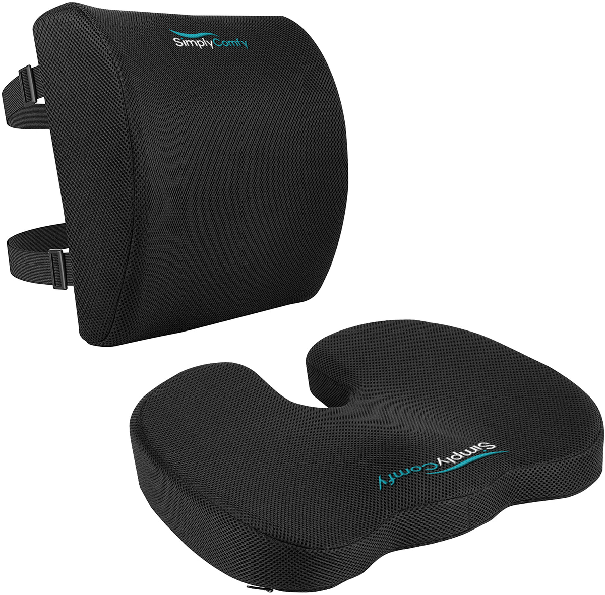 Memory Foam Office Seat Cushion & Cool Gel Lumbar, Back Support Pillow  Combo, Shop Today. Get it Tomorrow!