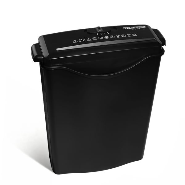 Shredder Machine 6 Sheets P1 Strip Cut for Home Office Shred Credit Card
