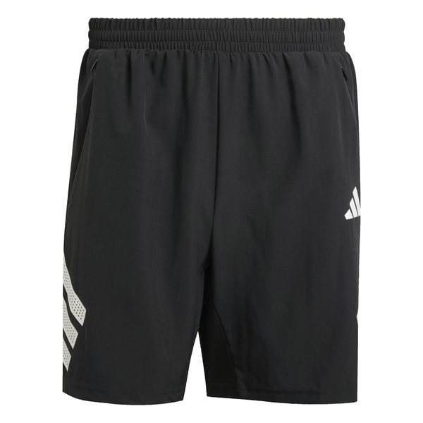 adidas Men's Icon 3-Stripes 7-Inch Shorts - Black/White